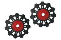 SunRace SP856 Derailleurwieltjes 11S - Zwart - thumbnail