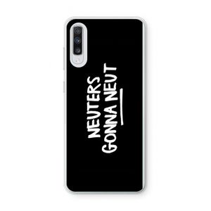 Neuters (zwart): Samsung Galaxy A70 Transparant Hoesje