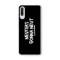 Neuters (zwart): Samsung Galaxy A70 Transparant Hoesje