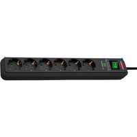 Brennenstuhl Eco-Line 13500A +surge protection 6x stekkerdoos 1159700015, voor 6 stekkers - thumbnail