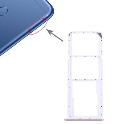 2 SIM-kaarthouder + Micro SD Card lade voor Huawei Honor spelen 7C(Gold)