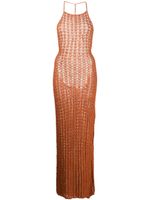Cult Gaia robe Demi en crochet - Orange