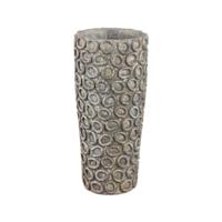 PTMD cementpot met cirkels ginte s 45 cm | 2 stuks