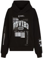 Dolce & Gabbana DGVIB3 hoodie en coton à imprimé - Noir