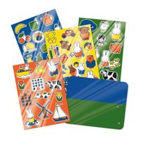 Raam/autoraam kinder stickers - 4 velletjes - Nijntje thema   - - thumbnail