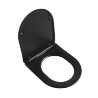 Toiletzitting Mondiaz Lavie | Sofclose met quick-release | Duroplast | Urban (zwart mat)