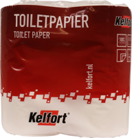 Toiletpapier Kelfort 2lgs (4x200vel) Toiletpapier Kelfort 2lgs (4x200vel)