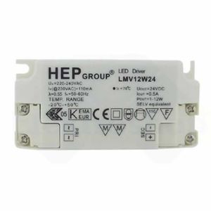 Leddriver constante Spanning 24V max 12W klemko 860150