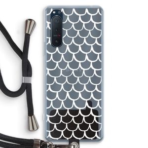 Dakpannetjes: Sony Xperia 5 II Transparant Hoesje met koord