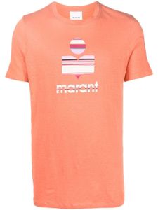 MARANT t-shirt à logo imprimé - Orange