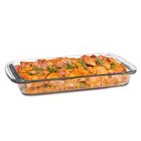 Marinex Ovenschaal van borosilicaat glas - rechthoek - 2.2 Liter - 34 x 21 x 5 cm - serveerschaal