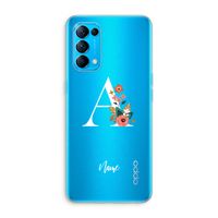 Pink Bouquet: Oppo Find X3 Lite Transparant Hoesje