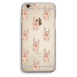 Rock: iPhone 6 / 6S Transparant Hoesje