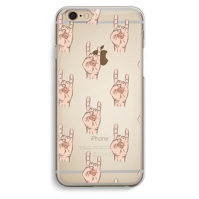 Rock: iPhone 6 / 6S Transparant Hoesje