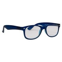 Leesbril wayfarer mat blauw +3.00 1 Stuks