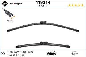 Set 2 Wissers Swf Visioflex 119314