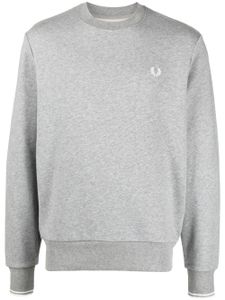 Fred Perry sweat à broderies - Gris