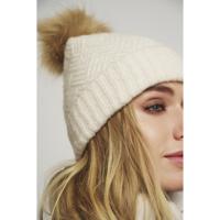 Rino & Pelle - Wit | Dames | Muts | Wit | 99 | regular | Kamst mode