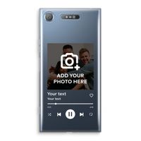 Music Player: Sony Xperia XZ1 Transparant Hoesje