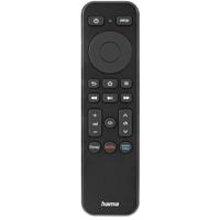 Hama Remote Control for TV + Netflix Prime Video Disney+ Buttons Programmable Afstandsbediening Zwart