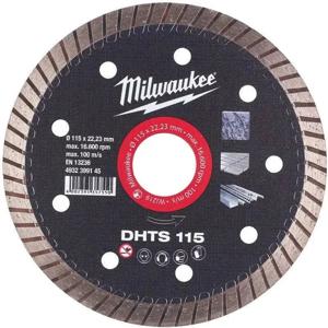 Milwaukee Diamantdoorslijpschijven DHTS DHTs 115 mm - 1 st - 4932399145