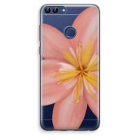 Pink Ellila Flower: Huawei P Smart (2018) Transparant Hoesje - thumbnail