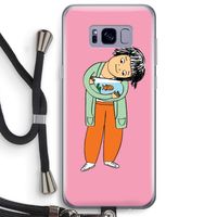 Visknuffel: Samsung Galaxy S8 Plus Transparant Hoesje met koord