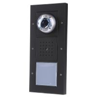 126967  - Vandal-resistant audio-video door station 1-fold, surface-mounted, anthracite, 126967