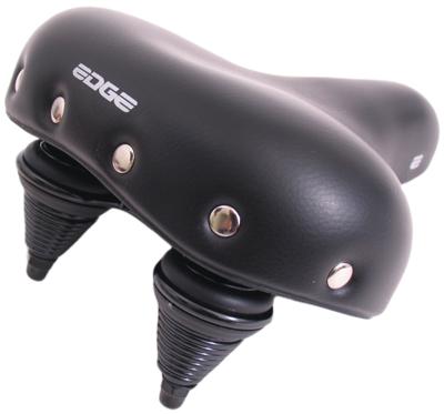 Edge fietszadel urban zwart