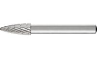 PFERD 22431836 Freesstift Ronde boog Lengte 60 mm Afmeting, Ø 8 mm Werklengte 20 mm Schachtdiameter 6 mm