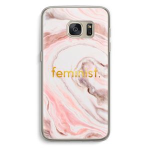 Feminist: Samsung Galaxy S7 Transparant Hoesje