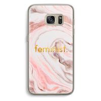 Feminist: Samsung Galaxy S7 Transparant Hoesje