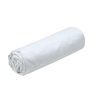 Hoeslaken Elysee - twijfelaar - 140 x 200 cm - wit - premium kwaliteit - percal katoen