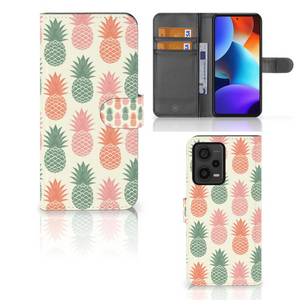 Xiaomi Redmi Note 12 Pro Plus Book Cover Ananas