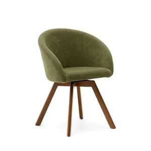 Kave Home Marvin eetkamerstoel chenille green