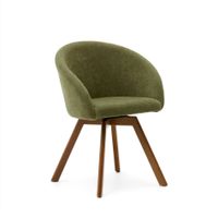 Kave Home Marvin eetkamerstoel chenille green