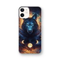Wolf Dreamcatcher: iPhone 12 mini Transparant Hoesje