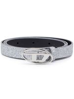 Diesel ceinture B-1dr 15 à boucle logo - Argent