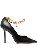 Jimmy Choo escarpins Diamond Talura 100 mm - Noir - thumbnail