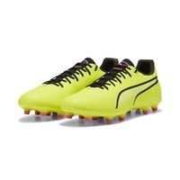 PUMA King Pro Gras / Kunstgras Voetbalschoenen (MG) Geel Zwart Roze