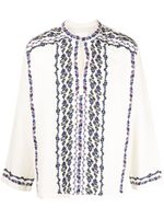 MARANT chemise Cikariah à broderies - Blanc