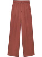 ANINE BING pantalon Carrie en soie - Rouge - thumbnail