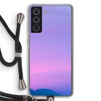 Sunset pastel: Samsung Galaxy S21 FE Transparant Hoesje met koord Sunset pastel: Samsung Galaxy S21 FE Transparant Hoesje met koord