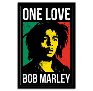 Ingelijste Poster Bob Marley One Love 61x91.5cm