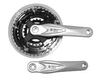 Miranda crankset alu zilver 24/34/42t -5mm verdiept 573145