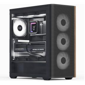 Aerocool D501A Midi Tower Zwart