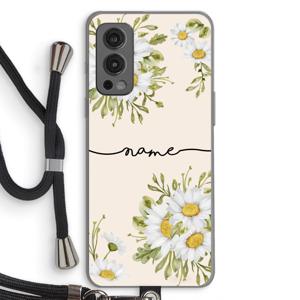 Daisies: OnePlus Nord 2 5G Transparant Hoesje met koord