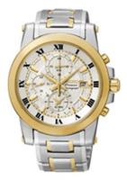 Horlogeband Seiko SNAF32P1 / 7T62-0LE0 Staal Bi-Color 21mm