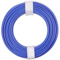 Donau Elektronik 125-012 Draad 1 x 0.25 mm² Blauw 10 m