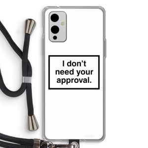 Don't need approval: OnePlus 9 Transparant Hoesje met koord